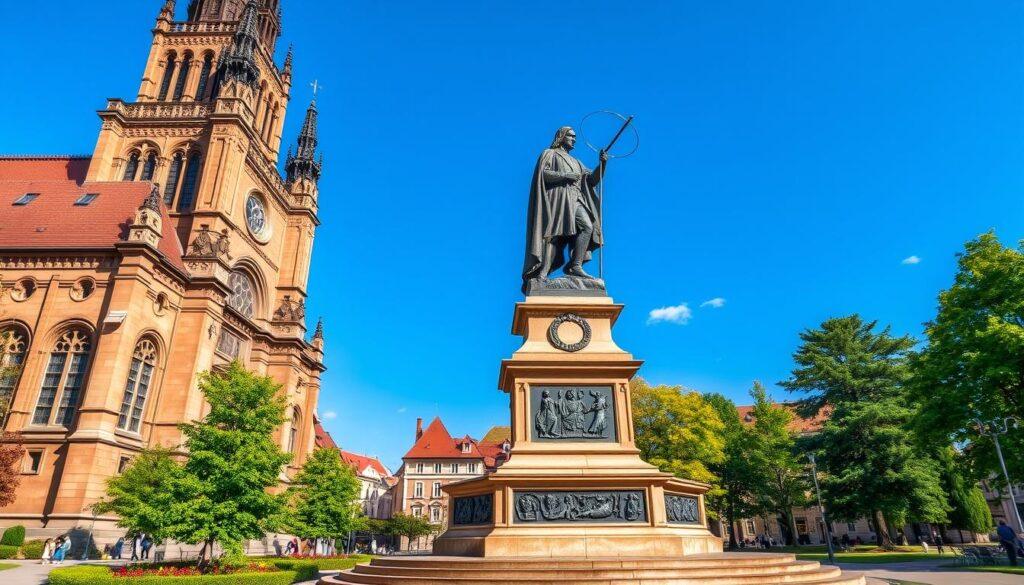 Nicolaus Copernicus Denkmal in Toruń